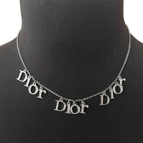 collier dior femme chaine|dior collier.